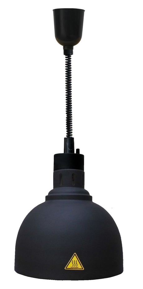 Combisteel Telescopic Heat Lamp Black 250w - 7455.1825 Hanging Food Heat Lamps Combisteel   