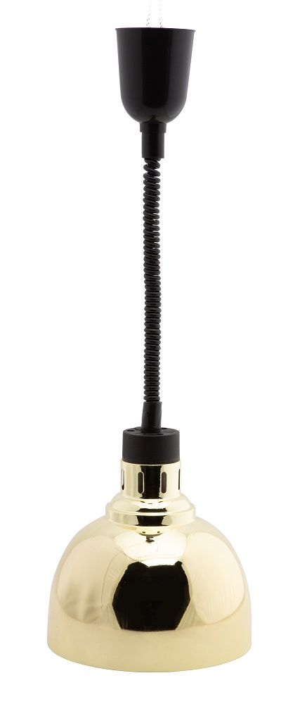 Combisteel Telescopic Heat Lamp Gold 250w - 7455.1835 Hanging Food Heat Lamps Combisteel