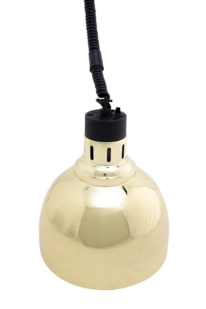 Combisteel Telescopic Heat Lamp Gold 250w - 7455.1835 Hanging Food Heat Lamps Combisteel