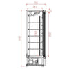Combisteel Triple Glass Door Display Freezer JDE-1530F - 7455.2220 Upright Glass Door Freezers Combisteel