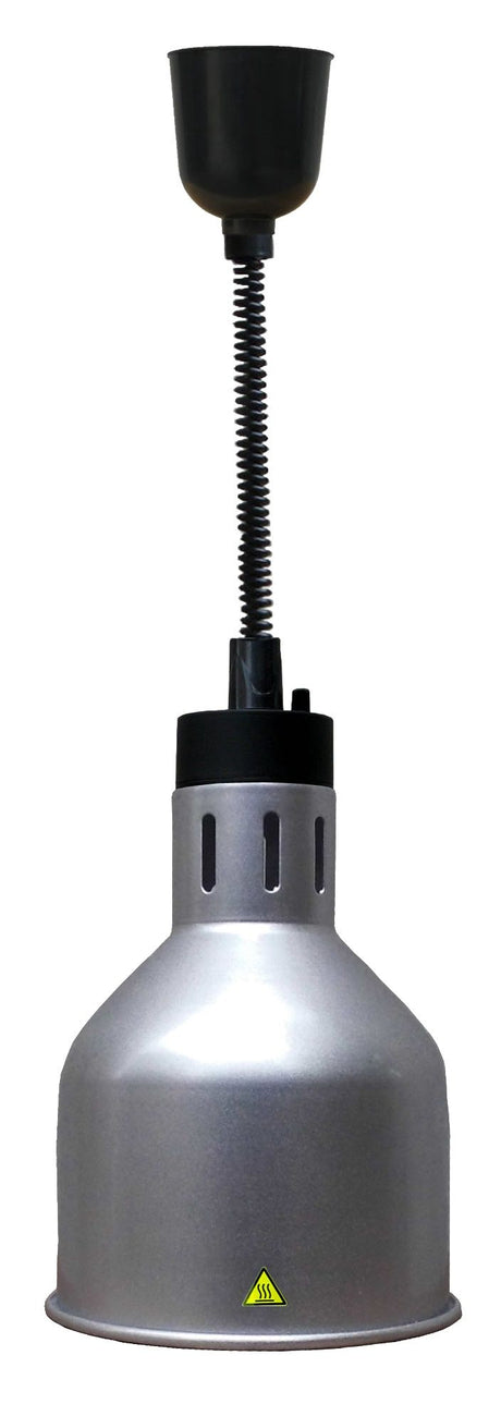 Combisteel Telescopic Heat Lamp Silver 250w - 7455.1807 Hanging Food Heat Lamps Combisteel   