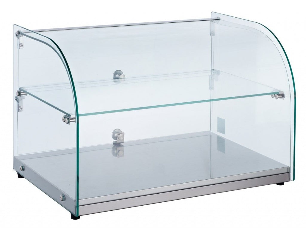 Combisteel Curved Glass Countertop Display Case Ambient - 7487.0240 Ambient Display Units Combisteel   