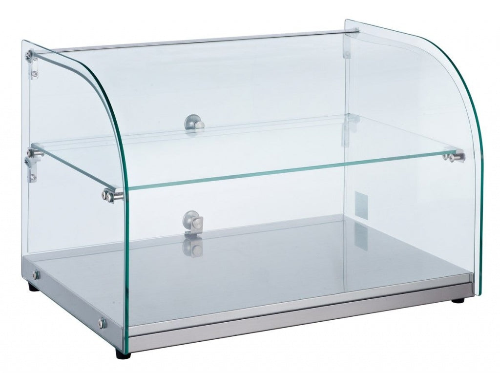 Combisteel Curved Glass Countertop Display Case Ambient - 7487.0240 Ambient Display Units Combisteel