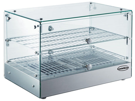 Combisteel Heated Display Hot Cabinet 50 Litre - 7487.0125 Heated Counter Top Displays Combisteel   