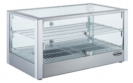 Combisteel Heated Display Hot Cabinet 80 Litre - 7487.0130 Heated Counter Top Displays Combisteel   