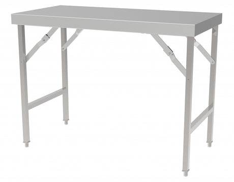 Combisteel Stainless Steel Folding Worktable 1200mm Wide - 7490.0005 Stainless Steel Folding Tables Combisteel   