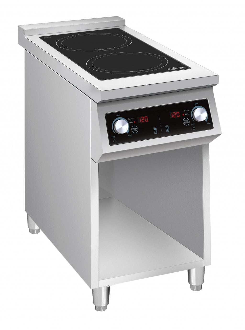 Combisteel Induction Freestanding Cooking Stove 2 Hobs 400v - 7505.0005 Induction Hobs Combisteel