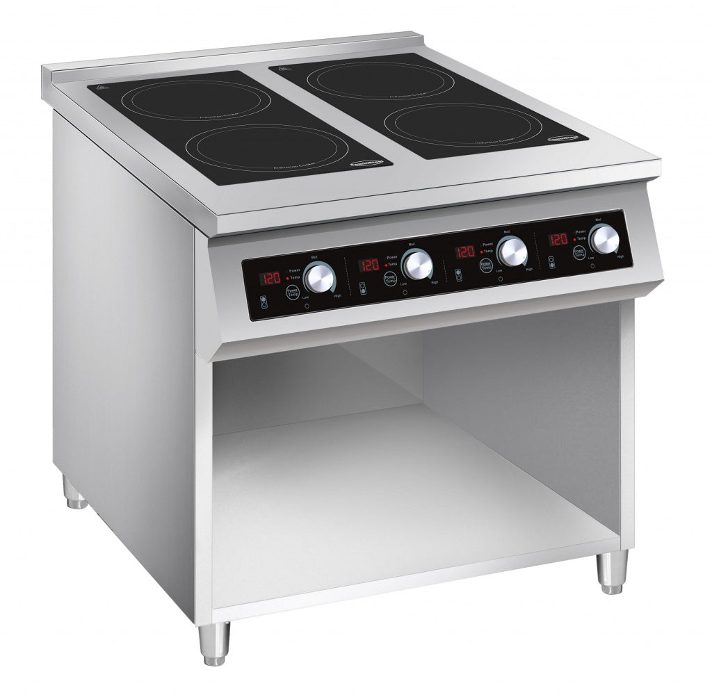 Combisteel Induction Freestanding Cooking Stove 4 Hobs 400v - 7505.0010 4 & 6 Burner Ovens Combisteel