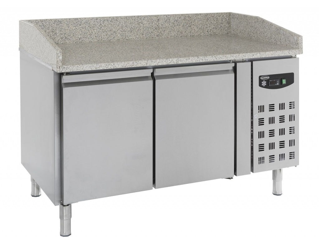 Combisteel Ecofrost 2 Door Pizza Prep Counter With Granite Top - 7950.0040 Pizza Prep Counters Combisteel