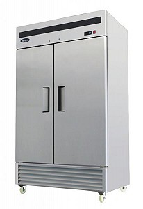 Atosa Stainless Steel Bottom Mounted Double Door Chiller - MBF8187 Refrigeration Uprights - Double Door ATOSA