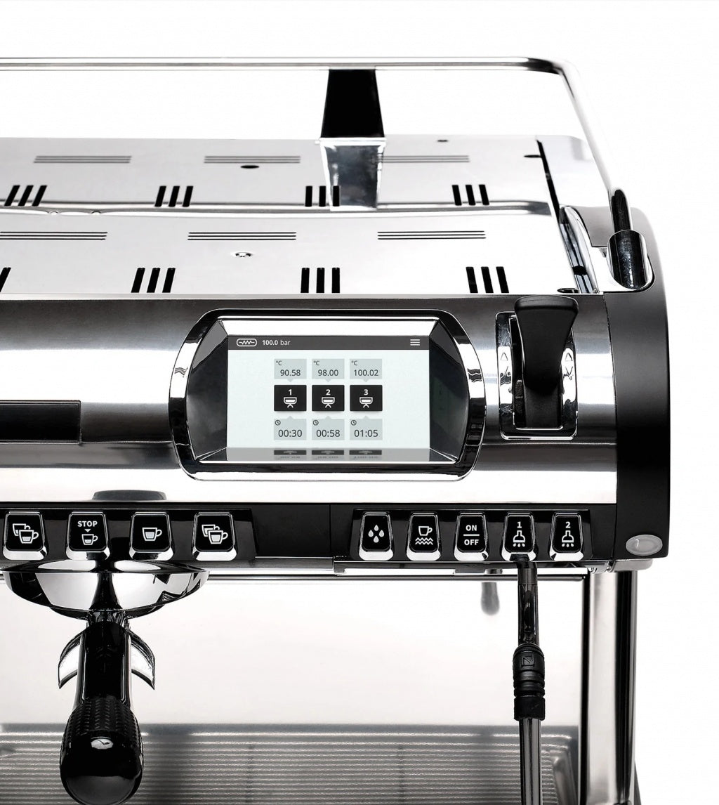 Nouova Simonelli Aurelia Wave Volumetric 3 Group Commercial Espresso Machine 3 Group Espresso Coffee Machines Nuova Simonelli