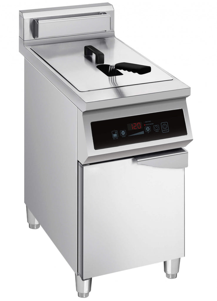 Empire 30 Litre Induction Fryer Floor Standing with Cabinet - EMP-IF30 Induction Fryers Empire