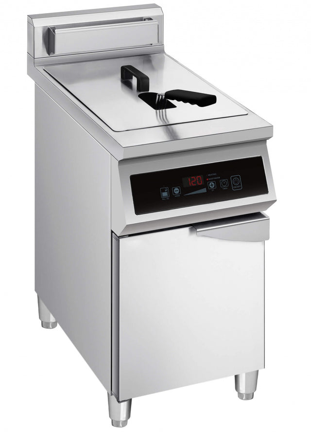 Empire 30 Litre Induction Fryer Floor Standing with Cabinet - EMP-IF30 Induction Fryers Empire