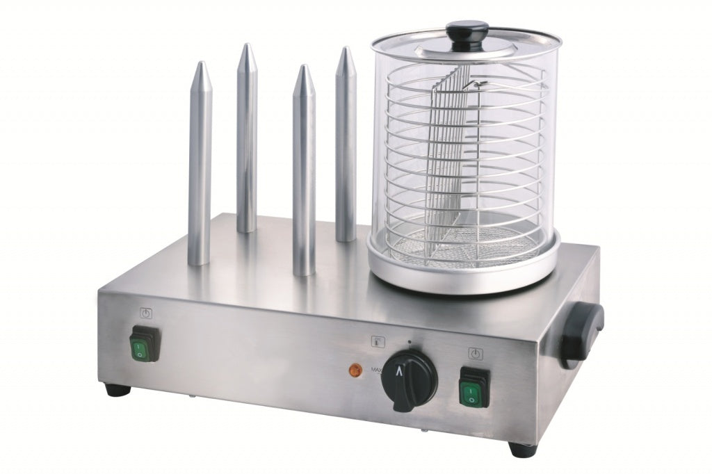 Empire Hot Dog Storer and Warmer 4 Bun Spikes - EMP-HDSTW4 Hot Dog Machines & Warmers Empire