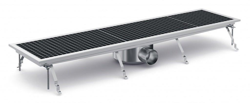 Empire Kitchen Drainage Floor Gully and Grid Fixed Horizontal 1181 x 300mm - EM-D-023 Kitchen Floor Gullies & Grids Empire