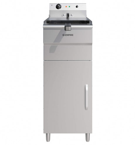 Empire 16L Single Tank Electric Floor-Standing Fryer – 3kW Commercial Deep Fryer | EMP-FSEF-16S Freestanding Electric Fryers Empire