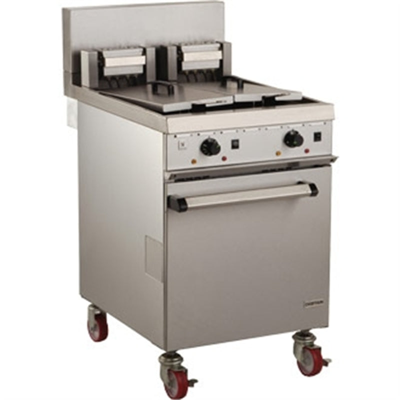 Falcon Chieftain Twin Pan Electric Fryer E1848 Freestanding Electric Fryers Falcon