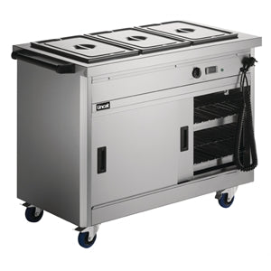 Lincat Panther 670 Series Hot Cupboard with three Bain Marie tops 1/1 GN Hot Cupboards Lincat