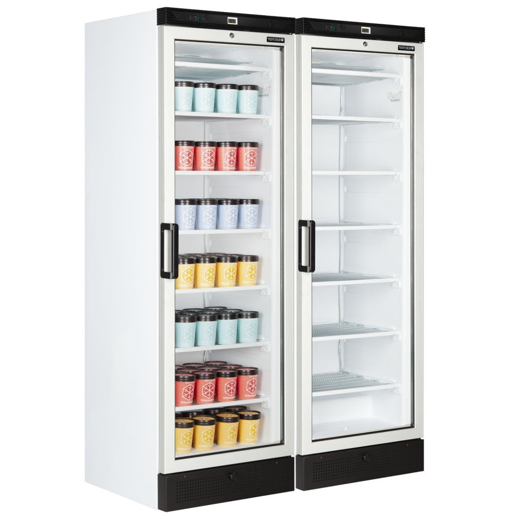 Tefcold Glass Door Display Freezer - UFFS370G Refrigeration Uprights - Single Door Tefcold