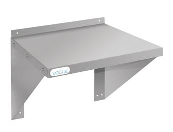 Vogue Stainless Steel Microwave Shelf - 560*560mm - CB912 Stainless Steel Wall Shelves Vogue   