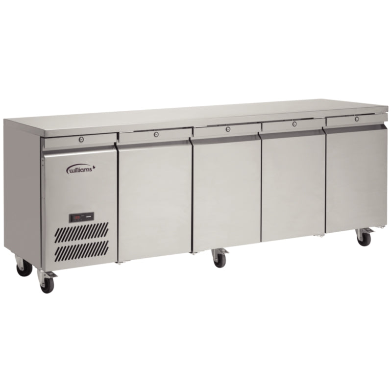 Williams 4 Door Counter Fridge 670Ltr HJC1/4 Refrigerated Counters - Four Door Williams Refrigeration