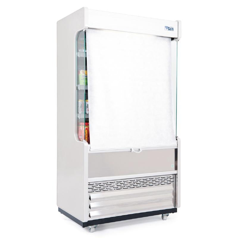 Williams Gem 1250mm Slimline Multideck Stainless Steel with Nightblind R125-SCN Refrigerated Merchandisers Williams Refrigeration