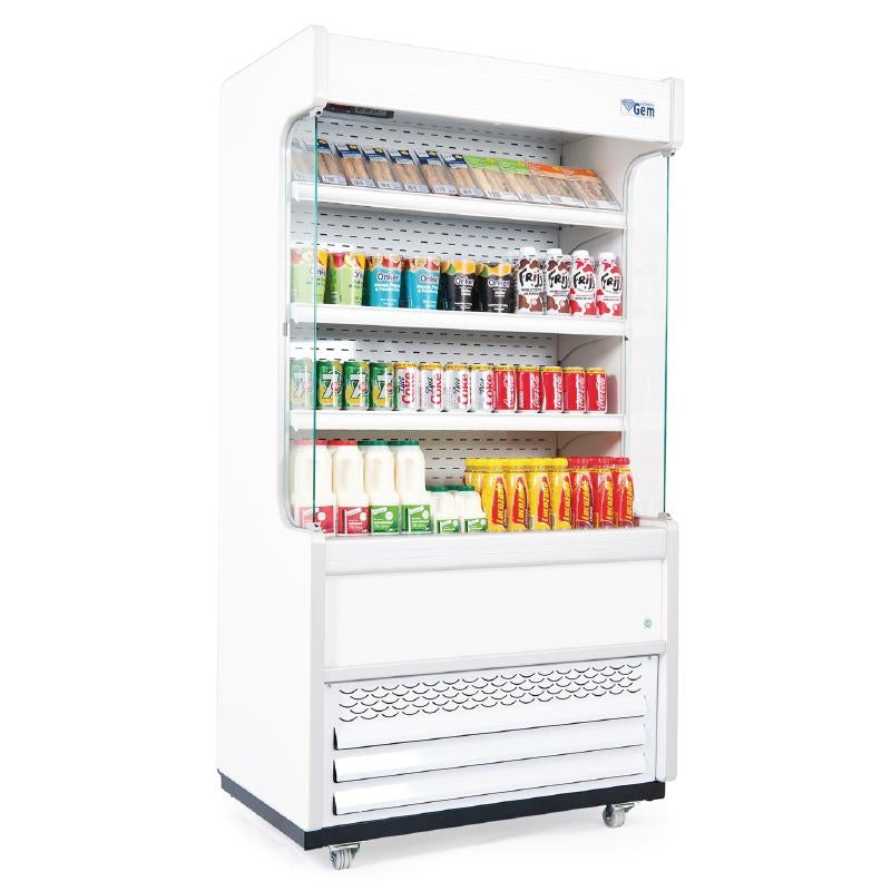 Williams Gem 960mm Slimline Multideck White with Nightblind R100-WCN Refrigerated Merchandisers Williams Refrigeration