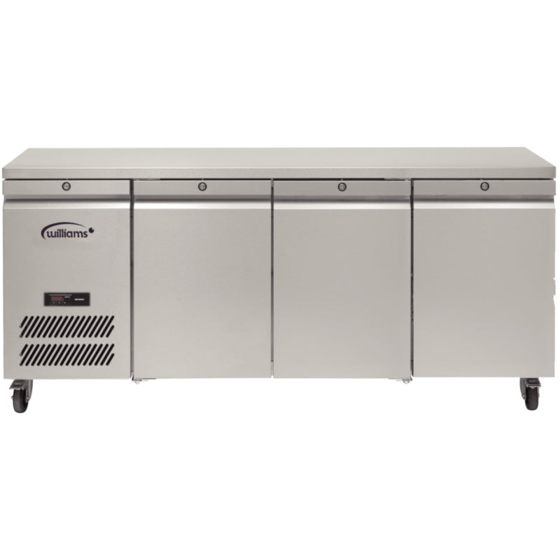 Williams Jade 3 Door 545Ltr Counter Freezer LJC3-SA Refrigerated Counters - Triple Door Williams Refrigeration