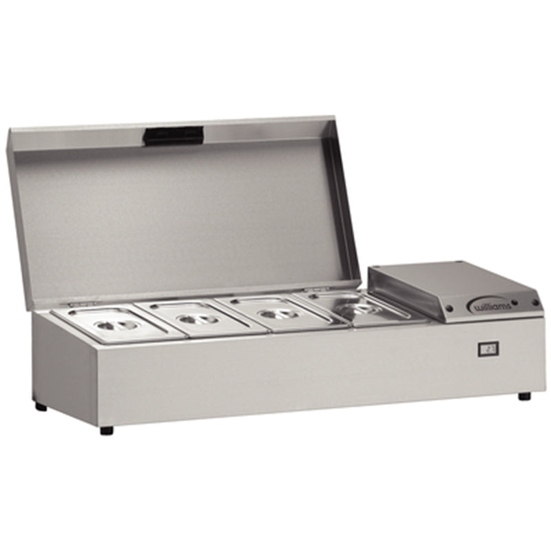Williams Refrigerated Preparation Well 4 GN TW9-S3 VRX Topping Units Williams Refrigeration