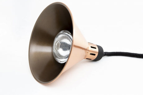 Combisteel Telescopic Heat Lamp Brass 250w - 7455.1815 Hanging Food Heat Lamps Combisteel   