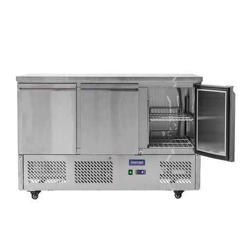Arctica Compact Counter 3 Door Prep Fridge - HED500 Refrigerated Counters - Triple Door Arctica