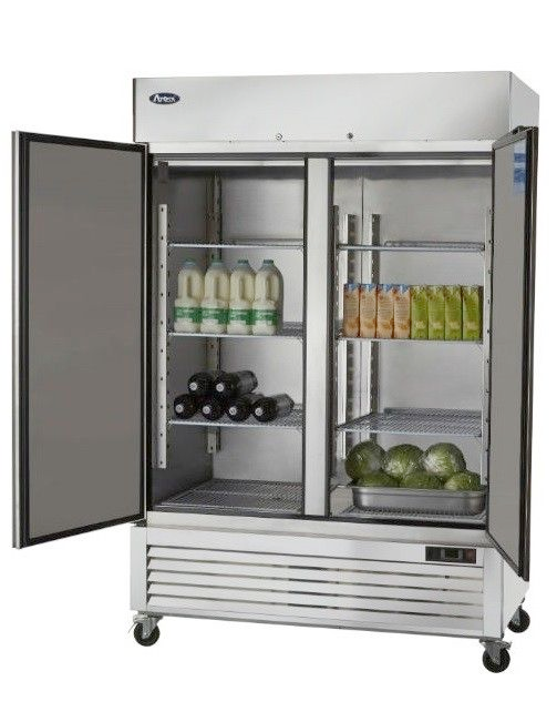 Atosa Ice-A-Cool Stainless Steel Double Door Upright Fridge - ICE8960 Refrigeration Uprights - Double Door Ice-A-Cool
