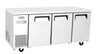 Atosa Stainless Steel Three Door Counter Refrigerator - YPF9042 Refrigerated Counters - Triple Door ATOSA