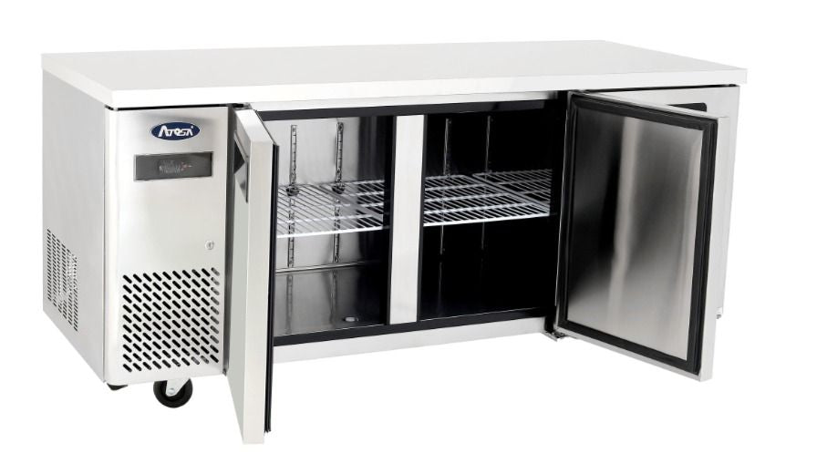 Atosa Stainless Steel Three Door Counter Refrigerator - YPF9042 Refrigerated Counters - Triple Door ATOSA