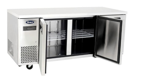 Atosa Stainless Steel Three Door Counter Refrigerator - YPF9042 Refrigerated Counters - Triple Door ATOSA
