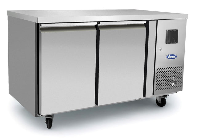 Atosa Stainless Steel Two Door Work bench Counter Freezer - EPF3462HD Refrigerated Counters - Double Door ATOSA