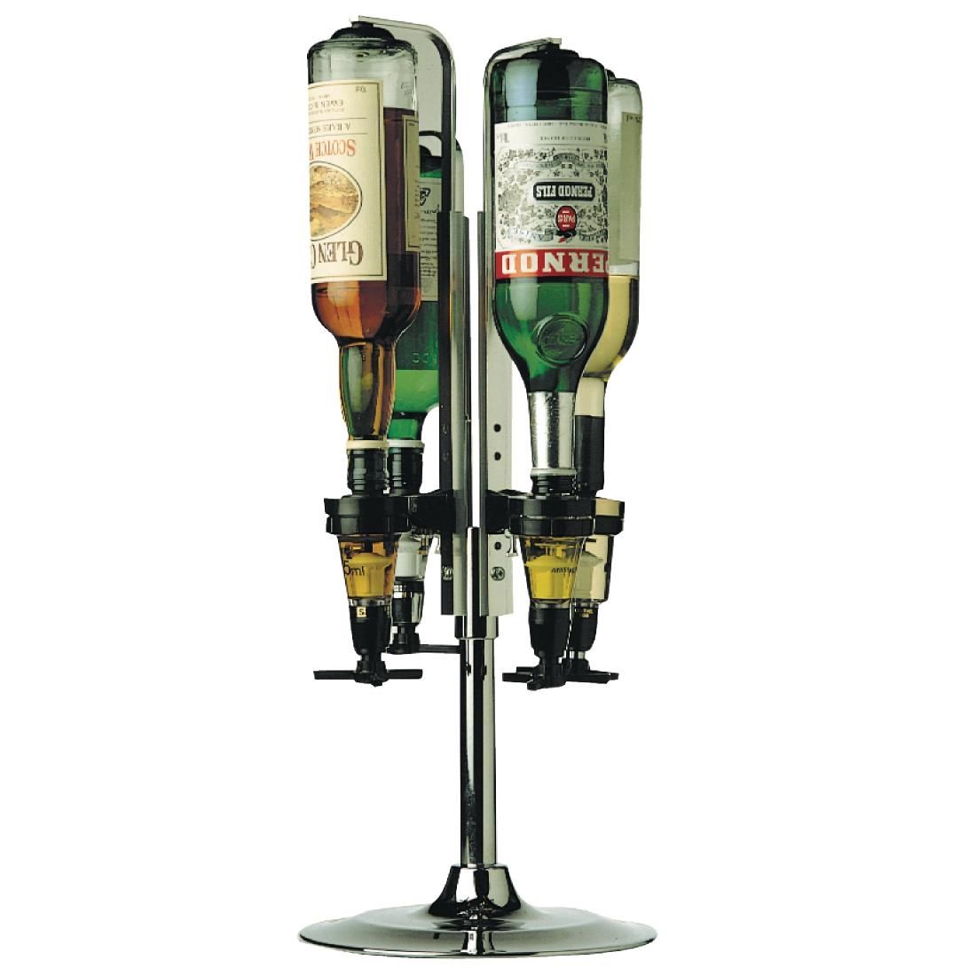 Beaumont Rotary Optic Stand 4 Bottle - K476 Home Bar Beaumont
