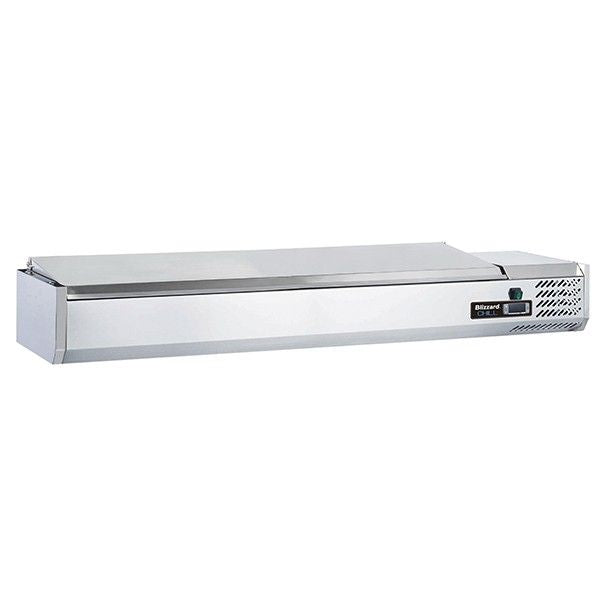 Blizzard 1/4 Gastronorm Prep Top With Hinged Lid 2000mm(W) - TOP2000-14EN VRX Topping Units Blizzard