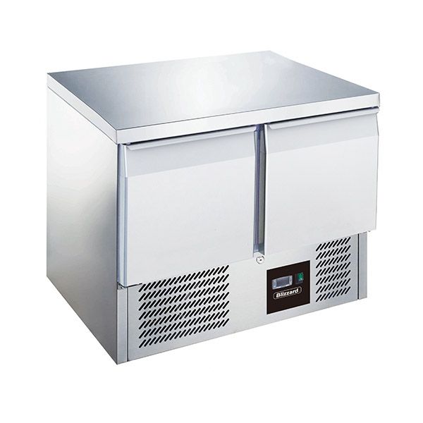 Blizzard 2 Door Compact Gastronorm Counter 240L - BCC2 Refrigerated Counters - Double Door Blizzard