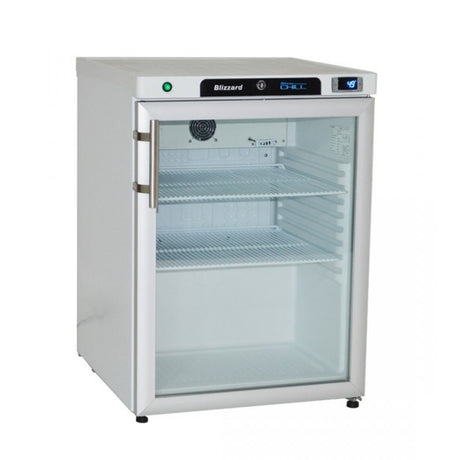 Blizzard Blue Line 200 White With Glass Door Refrigerator Refrigeration - Undercounter Blizzard   