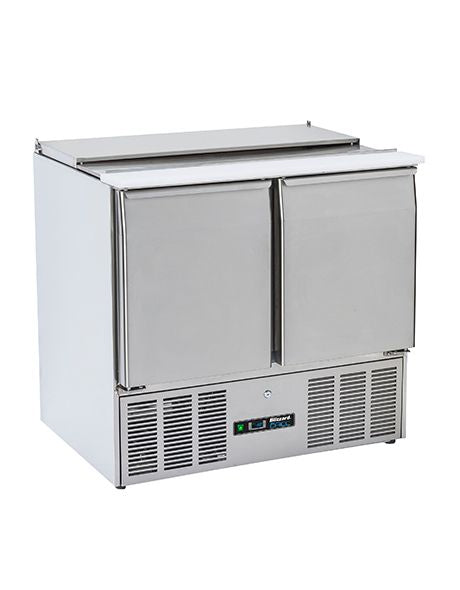 Blizzard Compact Gastronorm Saladette - BSP2-ECO Pizza Prep Counters - 2 Door Blizzard