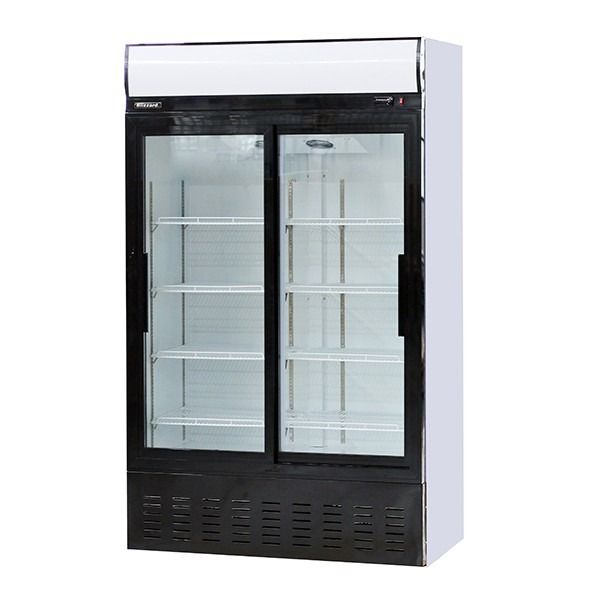Blizzard Double Glass Sliding Door Merchandiser 630L - GD630SL Upright Double Glass Door Chillers Blizzard