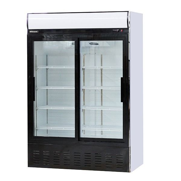 Blizzard Double Glass Sliding Door Merchandiser 908L - GD900SL Upright Double Glass Door Chillers Blizzard