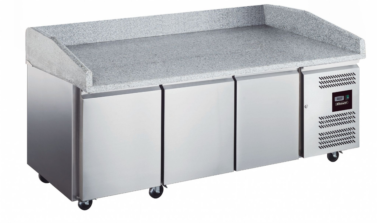 Blizzard Pizza Prep Counters - BPB2000 Pizza Prep Counters - 3 Door Blizzard