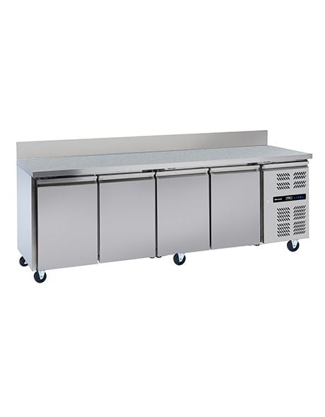 Blizzard Refrigerated 1/1 GN Counter - HBC4 Refrigerated Counters - Four Door Blizzard