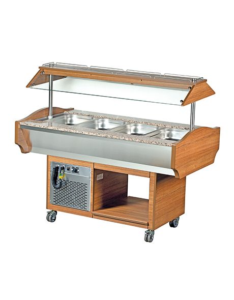 Blizzard Refrigerated Buffet Display - GB4-COLD Buffet Displays Blizzard   