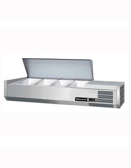 Blizzard Refrigerated Preparation Top for 1/3 Containers - TOP1200EN VRX Topping Units Blizzard