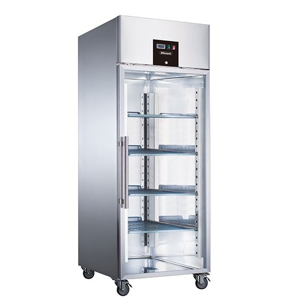 Blizzard Single Glass Door Ventilated GN Refrigerator 650L - BR1SSCR Refrigeration Uprights - Single Door Blizzard