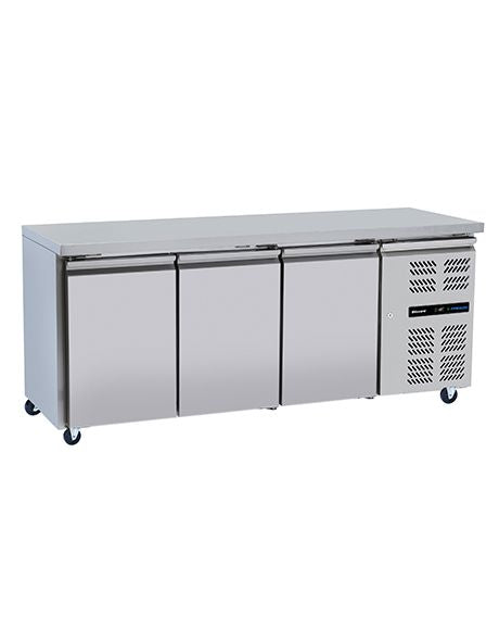 Blizzard Slim-line Freezer Counter - LBC3SL Refrigerated Counters - Triple Door Blizzard