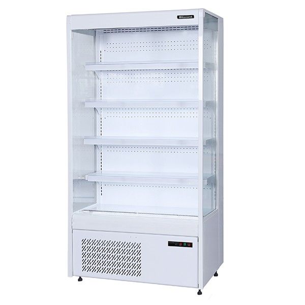Blizzard Slim Tiered Display 1000mm Wide - BTD100WH Refrigerated Merchandisers Blizzard